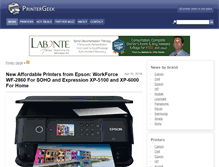 Tablet Screenshot of printergeek.com